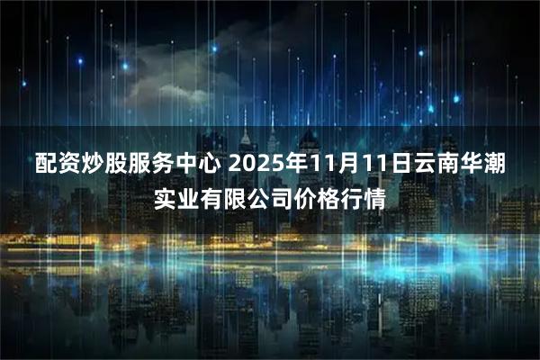 配资炒股服务中心 2025年11月11日云南华潮实业有限公司价格行情